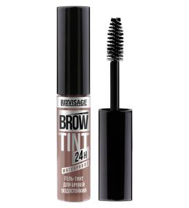 Гель-тинт для бровей Brow Tint LUXVISAGE коричневый 102 soft brown  водостойкий