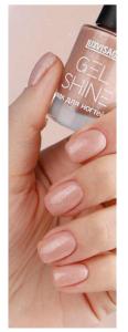 Лак для ногтей Gel Shiine LUXVISAGE бежевый 102 светлый бежевый с шиммером 