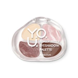 Палетка теней для век Y.O.U. Really Brilly тон 01 Rose Quartz 8,3 гр Relouis