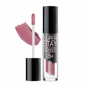 Блеск для губ Million kisses BelorDesign розовый 212 розово-лиловый  бархатистый эффект