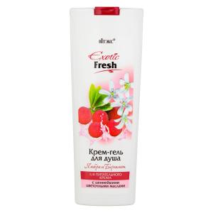 Крем-гель для душа EXOTIC FRESH  ЯМБЕРИ И БЕРГАМОТ 500 мл  BITЭКС