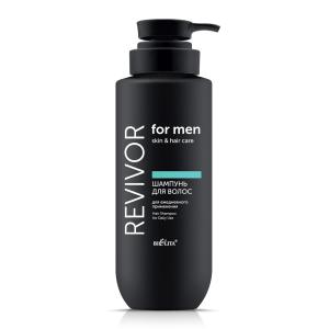 Шампунь для волос Revivor for Men.Skin & Hair Care для ежедневного применения 400мл Белита