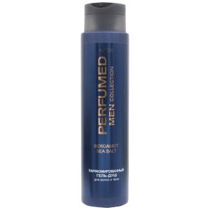 Гель-душ PERFUMED MEN Collection BERGAMOT SEA SALT Парфюмированный д/волос и тела 400м Витэкс