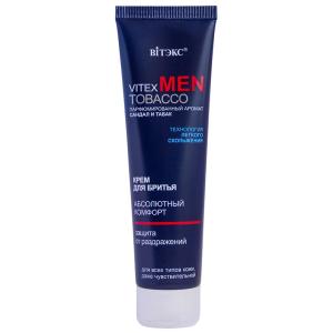 Крем для бритья MEN TOBACCO д/всех типов кожи даже чувств. 100 мл.Витэкс