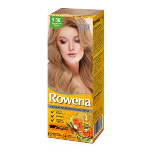 Крем-краска для волос Rowena тон 9.30 аммиачная  экстракт рябины , кератин, масто арганы  ACMEcosmetics