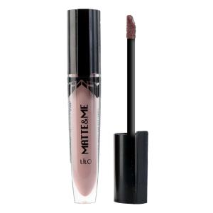 Губная помада жидкая матовая Matte&me LILO бежевый Тон 202 Delicate эффект тинта