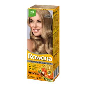 Крем-краска для волос Rowena тон 9.0 аммиачная  экстракт рябины , кератин, масто арганы  ACMEcosmetics