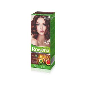 Крем-краска для волос Rowena soft silk тон 4.0 безаммиачная  экстракт рябины , масло ши , экстракт алое . ACMEcosmetics