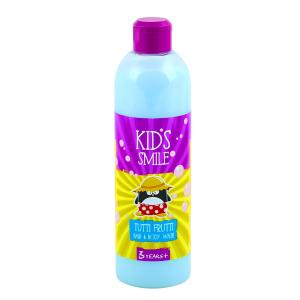 Шампунь и гель для душа для детей Kids Smile увлажнение  глицерин, кокосовое масло, тетранатриевая соль Romax