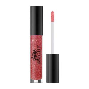 Блеск для губ Shine bright BelorDesign розовый 11 гранат эффект зеркального сияния
