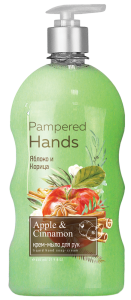 Крем-мыло Pampered Hands яблоко и корица Ромакс 650г 