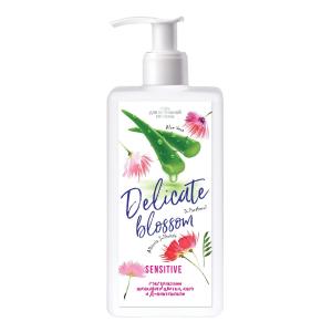 Гель для интимной гигиены Delicate Blossom увлажнение успокаивающий экстракт шелкового цветка, алоэ, d-пантенол Romax
