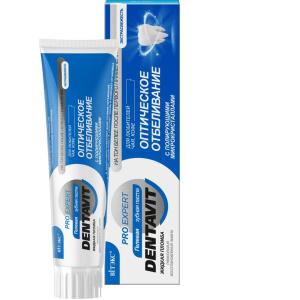 Зубная паста DENTAVIT PRO EXPERT оптическое отбеливание с полирующ микрокристалла 85г/Витэкс/15/М